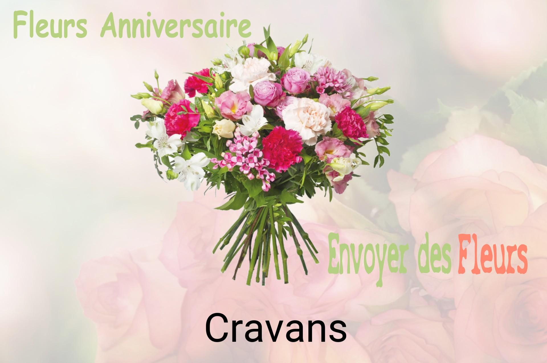Bouquet de fleurs d’anniversaire livré à Cravans